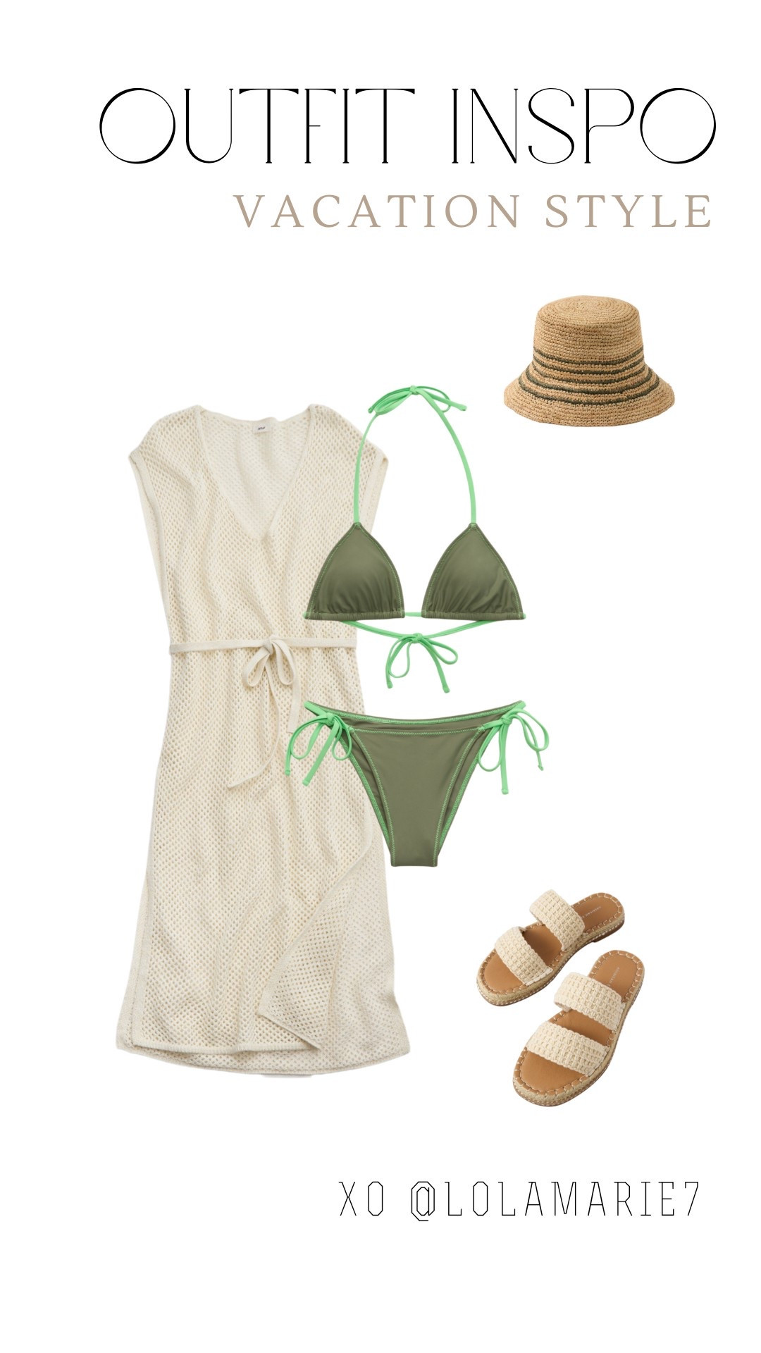 Aerie swim vacation style 💚
40% off all aerie swim 

#vacationstyle #aerie 

#LTKSaleAlert #LTKSwim #LTKSummerEdit