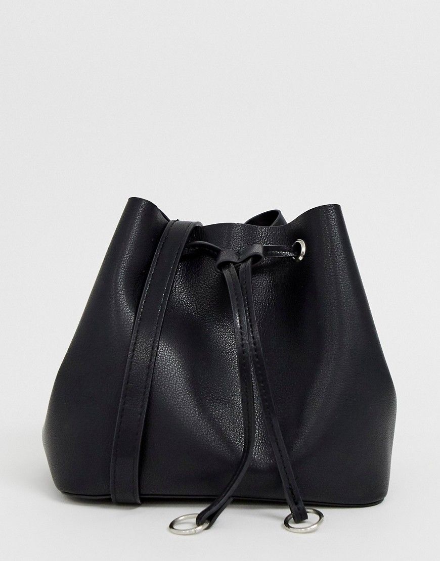 Pull & bear bucket bag in black - Black | ASOS US