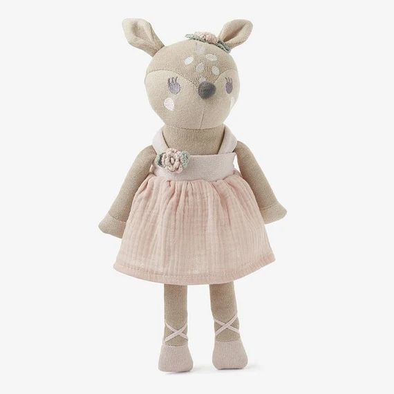 Fawn Plush Toy|Fawn Knit Toy|Nursery Decor|Baby Girl Toy|Swan Decor\Baby Shower Gift|Baby Girl|Gi... | Etsy (US)
