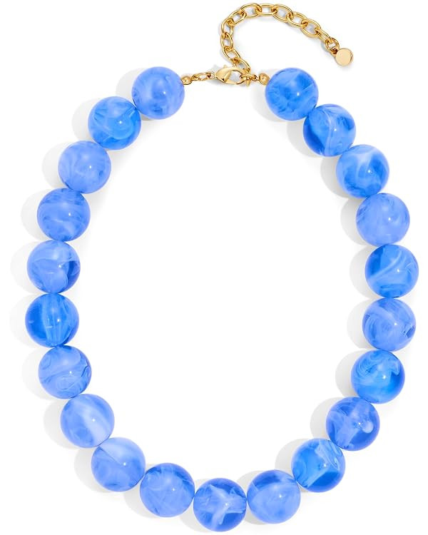 LILIE&WHITE Colorful Chunky Bead Necklaces For Women Trendy Boho Collar Statement Necklace Choker... | Amazon (US)