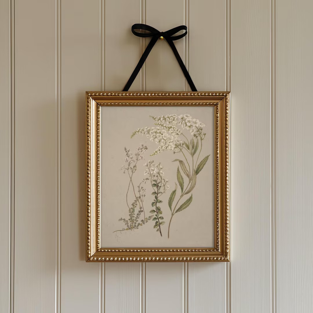 Botanical Prints Mixed Flowers Printable Art Vintage Country Art Print Farmhouse Decor for Kitche... | Etsy (US)