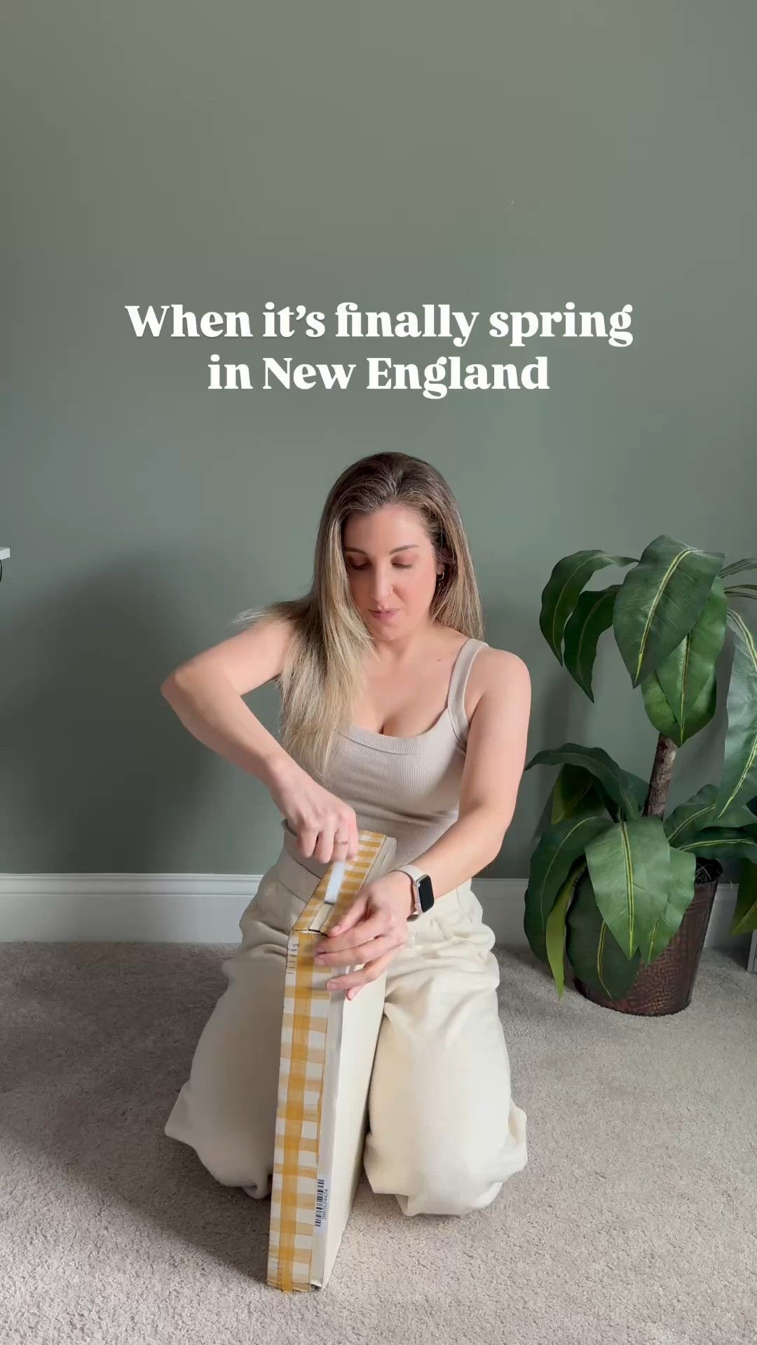 Let the spring outfits commence.🌷🧡 Loving this matching set from Sézane! This outfit just might be my entire personality this season.  ✨

Other looks I’m embracing for spring:

🍋Yellow blouses. 
👚Loose tanks and tees for layering.
🌸Floral sets & dresses. Groundbreaking. 
👖Low-rise dark jeans - Haven’t rocked low rise since maybe high school? We’ll see how this goes. 
👡Neutral sling-back heels 

What are you rocking this season?

#newengland #newenglandlife #springoutfits

#LTKStyleTip #LTKPetite #LTKSeasonal