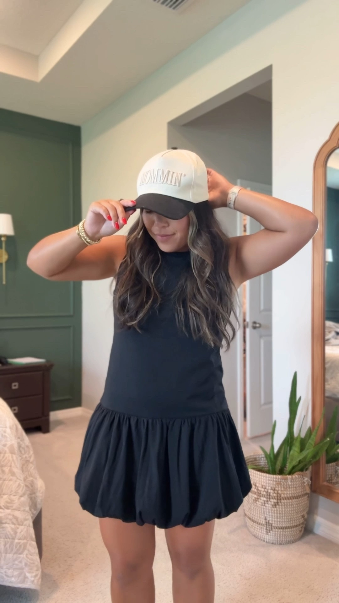 What I’m wearing as a working mom of 2! Love this bubble hem dress! It’s giving activewear but you can dress it up or down! It has detachable biker shorts too! Wearing a small and it runs short. But it’s perfect for me being 5”1! 

#LTKFamily #LTKActive #LTKStyleTip