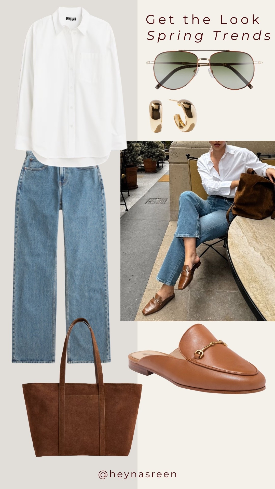 This look is so classic, chic & effortless! 