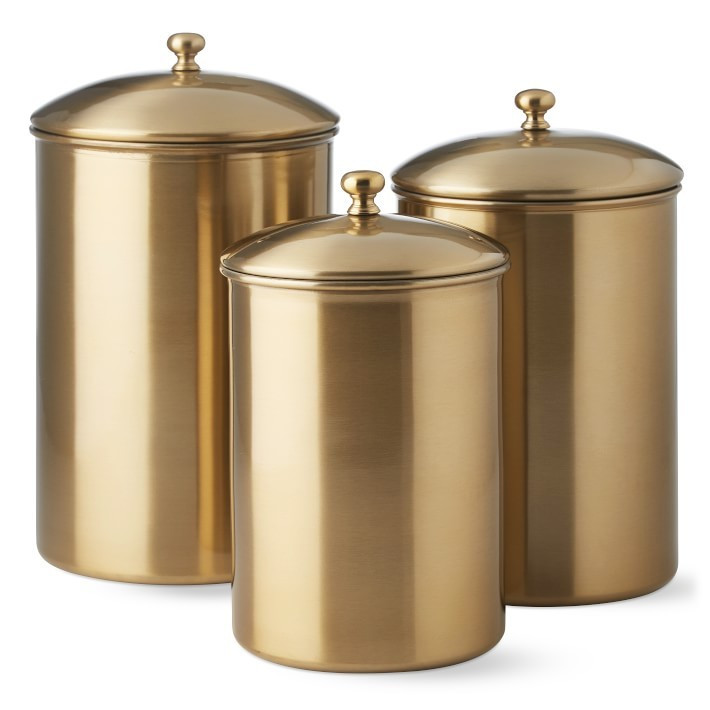 Gold Canisters | Williams-Sonoma