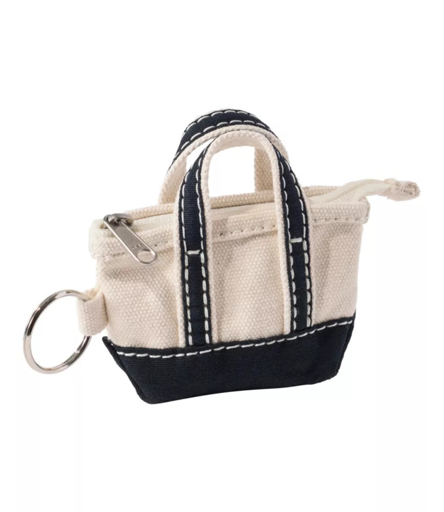L. L.Bean Tote Bag Key Chain Black, Cotton/Nylon | L.L. Bean
