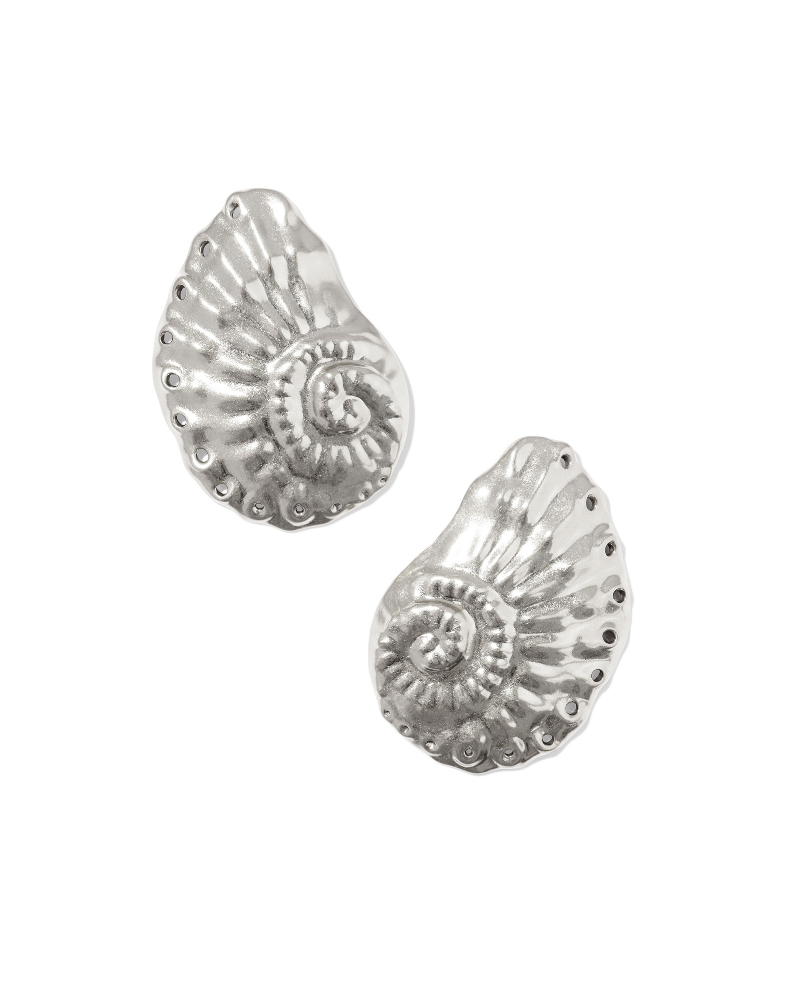 Marina Statement Stud Earrings in Vintage Silver | Kendra Scott | Kendra Scott