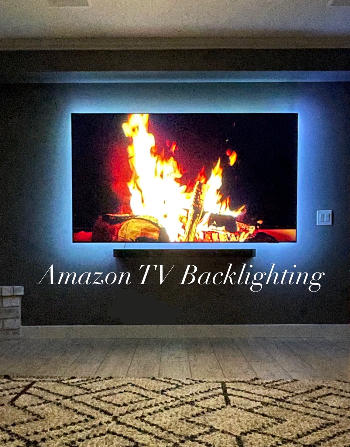 Amazon TV Uplighting! Super easy to install and hooks up to HDMI on the tv. 

#LTKhome