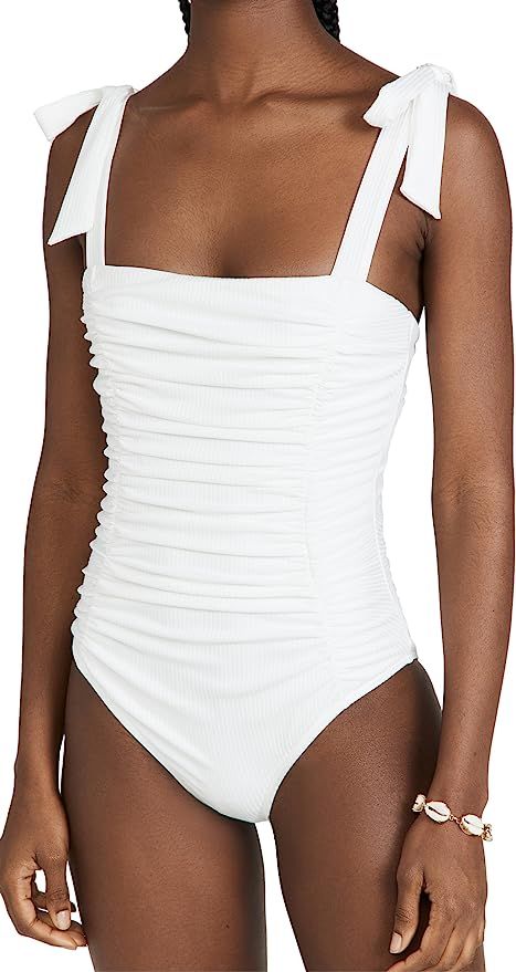 MINKPINK Women's Constance Ruched One Piece Swimsuit | Amazon (US)