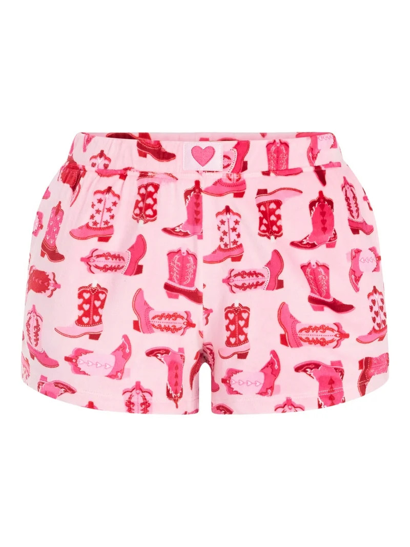 Valentine's Day Women's Sleep Shorts from Way to Celebrate, 2-Pack, Sizes XS-3X | Walmart (US)