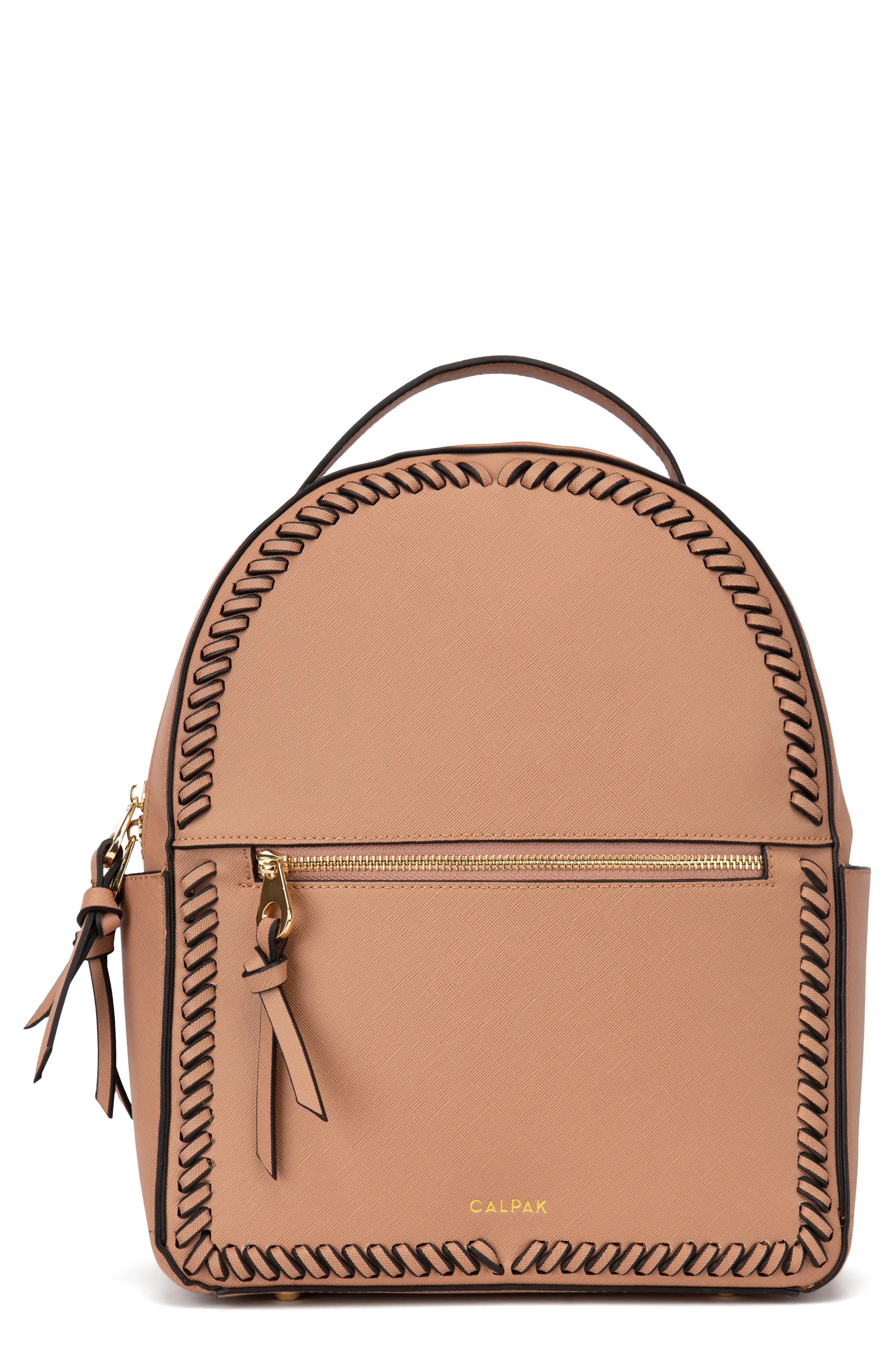 CALPAK Kaya Faux Leather Round Backpack | Nordstrom