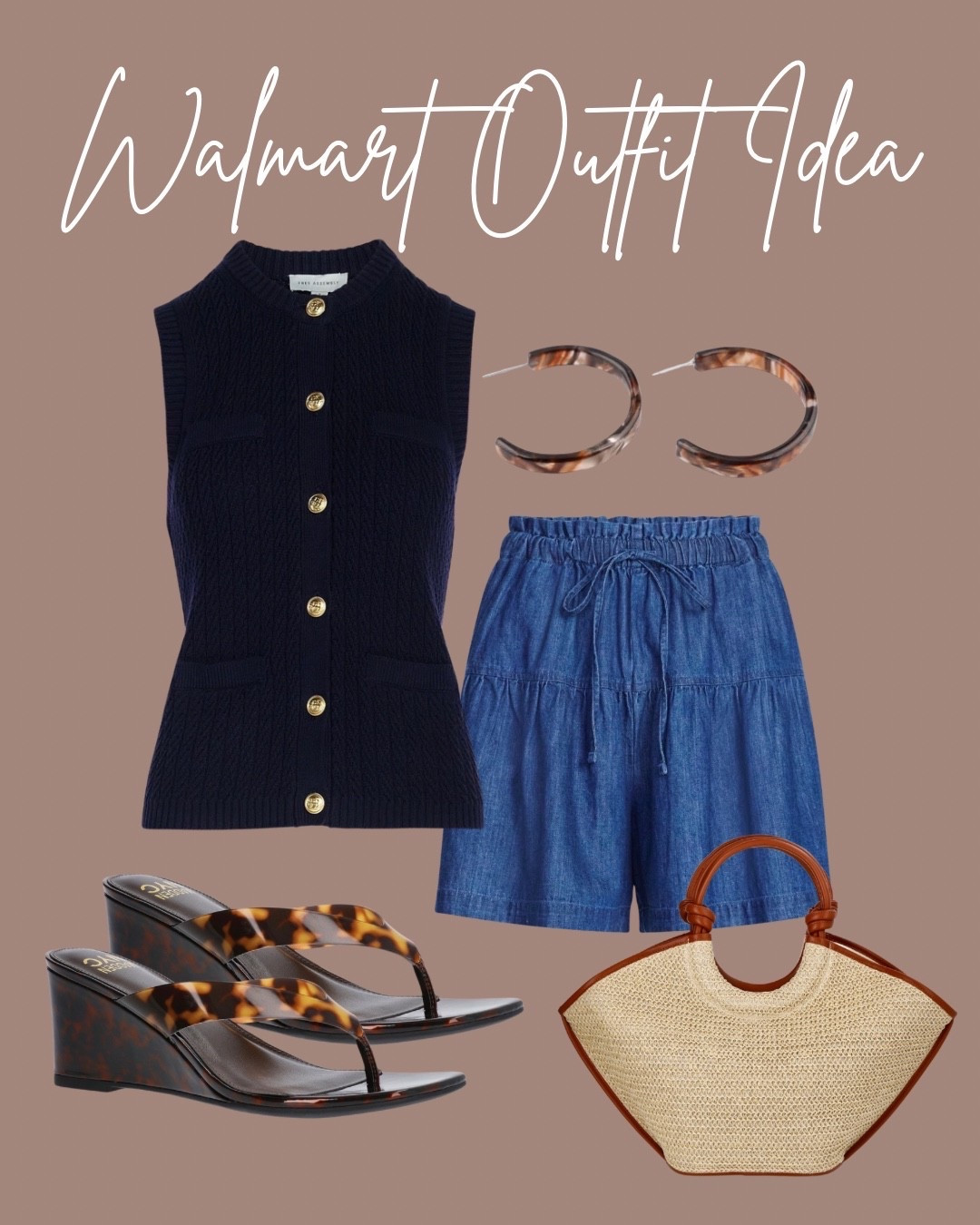Walmart spring outfit idea, workwear, dressy shorts

#LTKootd #LTKOver40 #LTKSeasonal