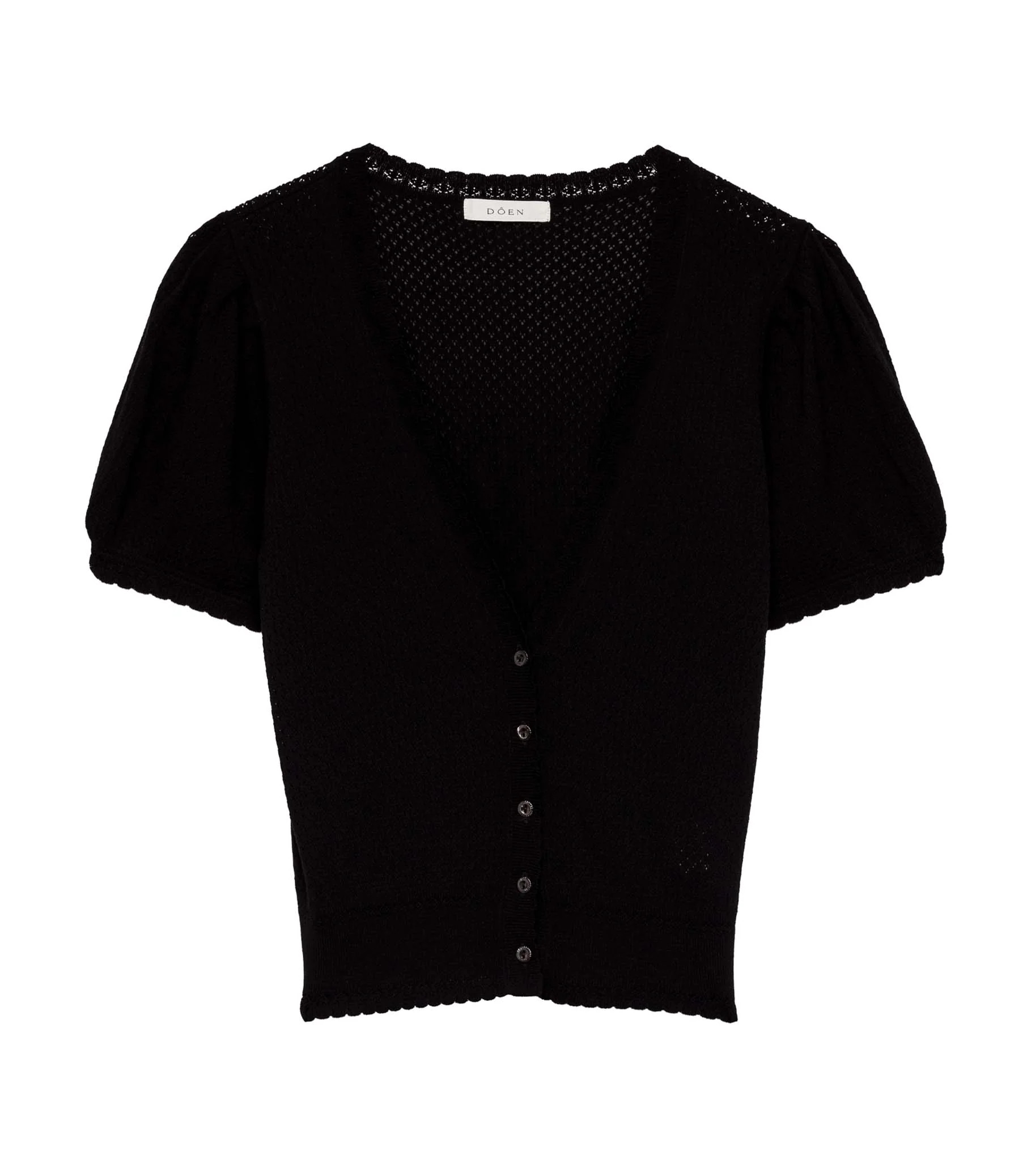 Ambrose Cardigan - Black | DÔEN | DOEN