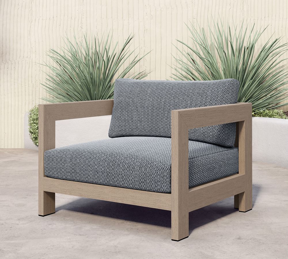 Roseville FSC® Teak Lounge Chair | Pottery Barn (US)