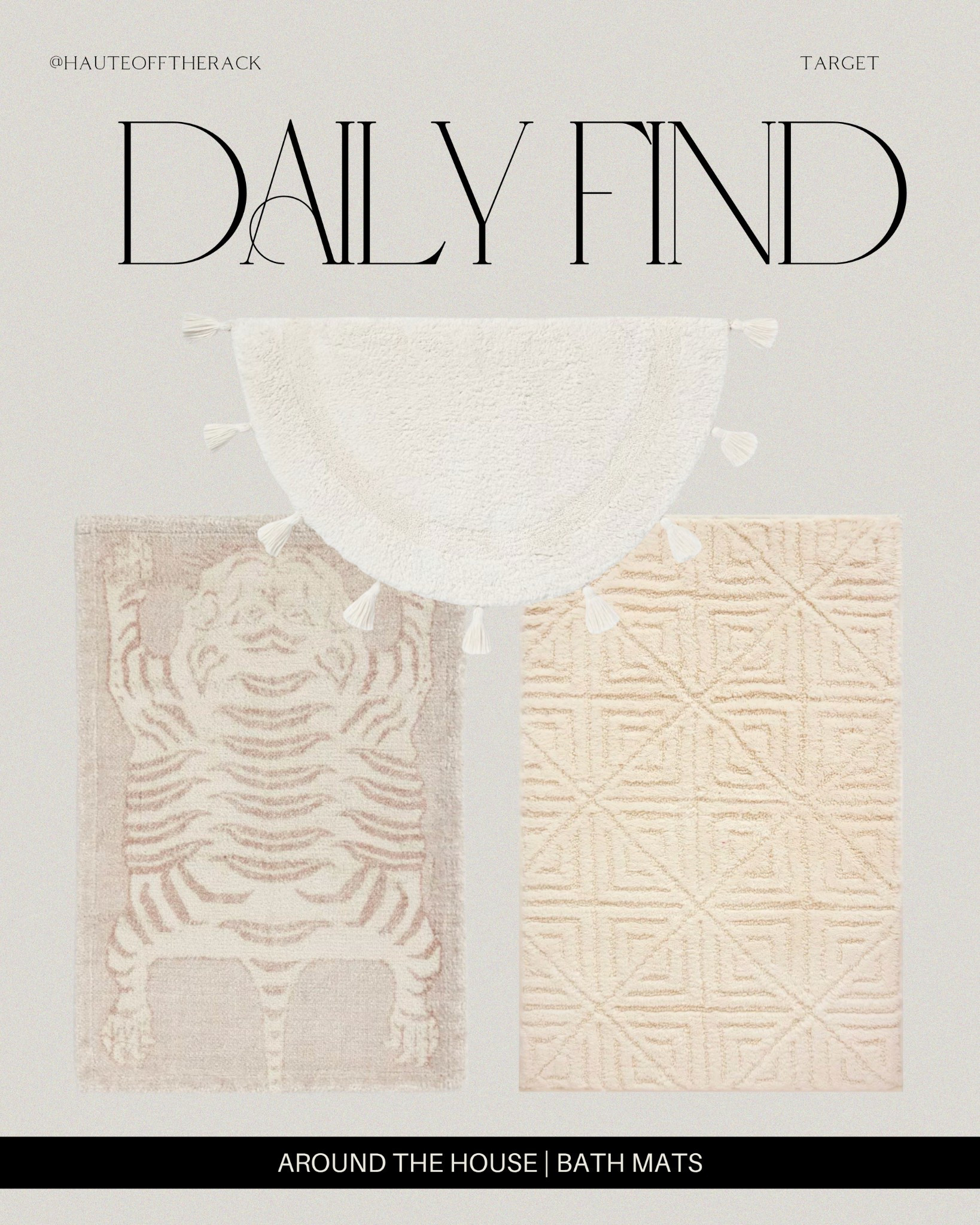 Loving these bath rugs I found at target all $25 & under!

#bathrugs #bathroom #masterbath #homeessentials #targethome #targetfinds



#LTKStyleTip #LTKSaleAlert