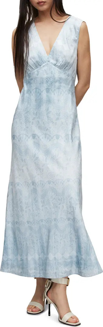 AllSaints Karlina Estrella Jacquard Print Dress | Nordstrom | Nordstrom