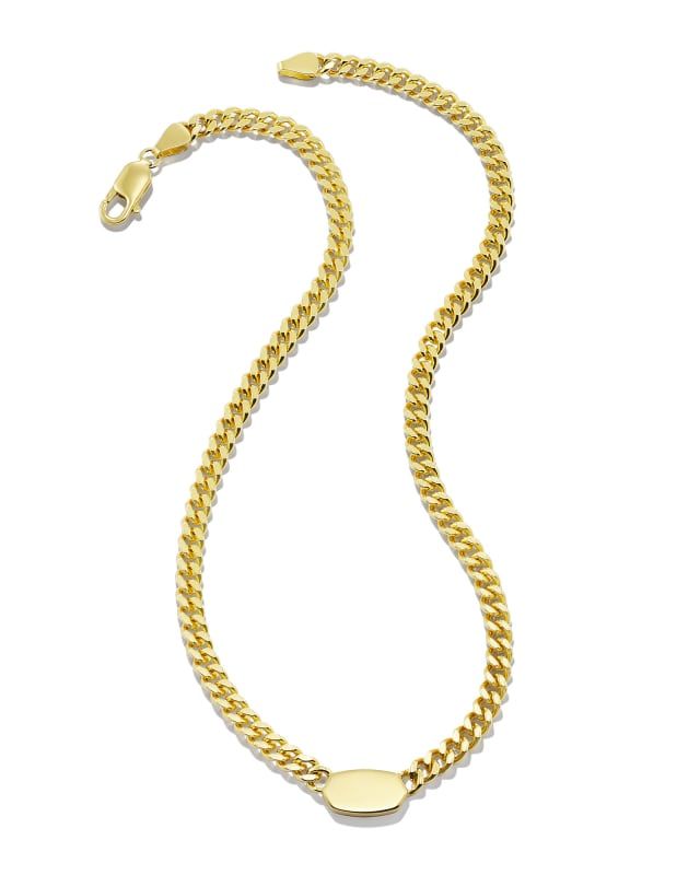 Elisa Curb Chain Necklace in Sterling Silver | Kendra Scott | Kendra Scott