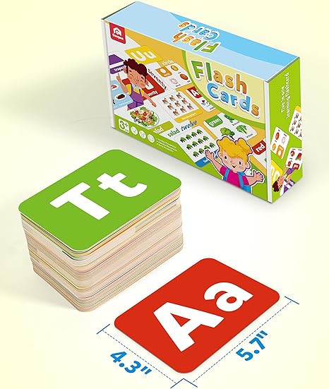 Coogam Sight Words Learning Flashcards for Toddlers, 101Pcs ABC Alphabet Math Numbers Vocabulary ... | Amazon (US)