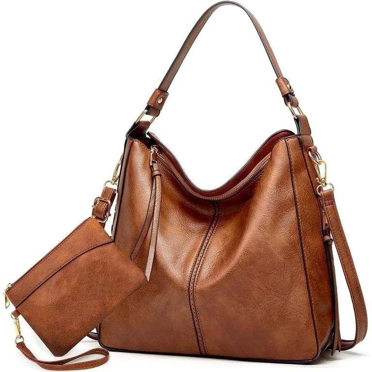 Gmdisc Hobo Bag for Women Crossbody Purse and Handbags Ladies Chic Shoulder Bags, Brown | Walmart (US)