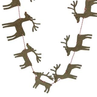 6ft. Reindeer & Santa Sleigh Garland by Ashland® | Michaels Stores
