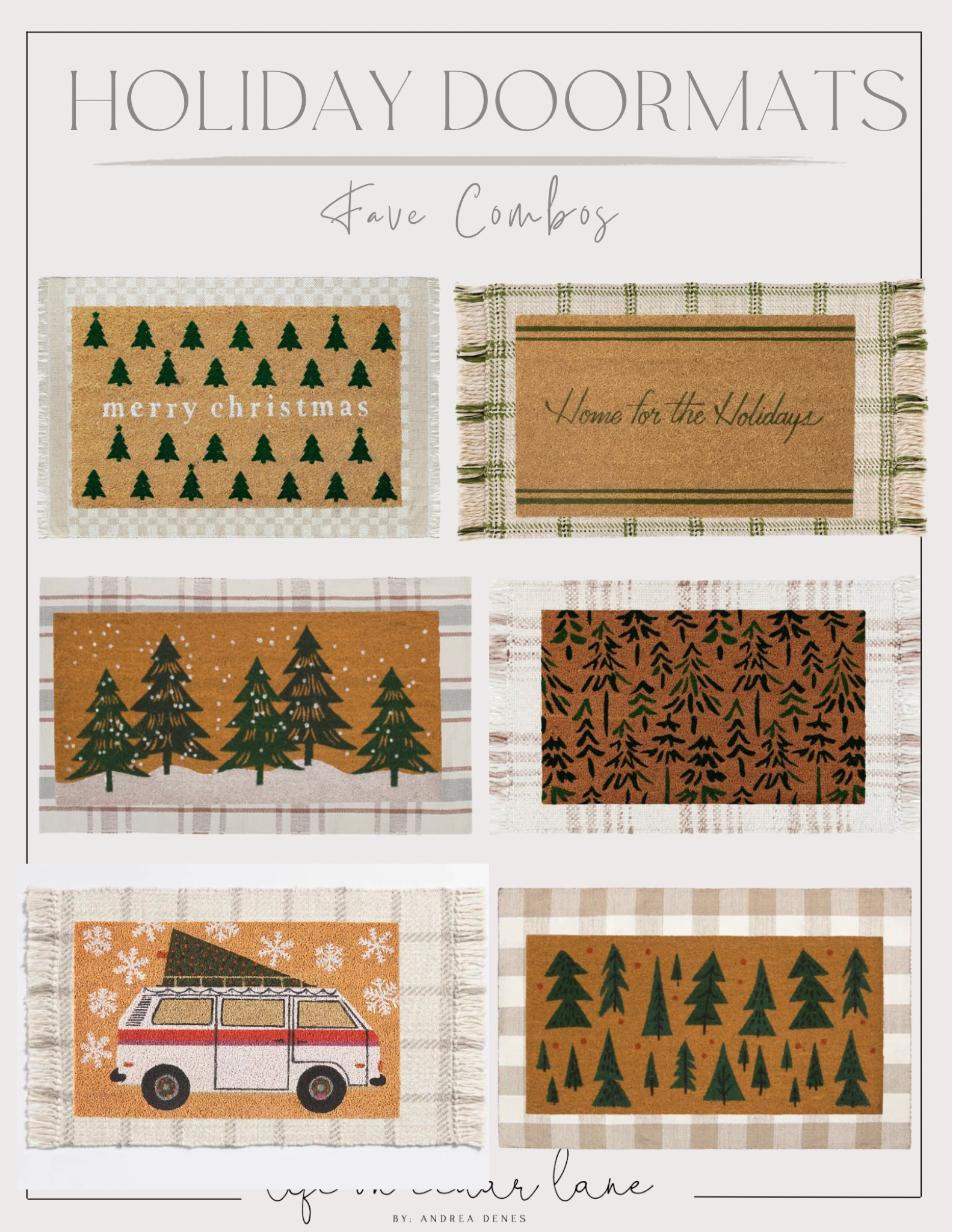 Holiday Doormat Combos - decorate your front door for the holidays with these festive doormat combos! 

#holidayfrontporch #holidaydecor #christmasporch #frontdoordecor

#LTKfindsunder50 #LTKhome #LTKHoliday