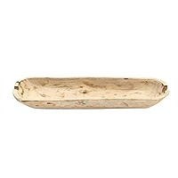 Creative Co-Op Paulownia Wood Oval Bowl | Brown | 22.75" L x 6" W x 3.25" H | | Amazon (US)