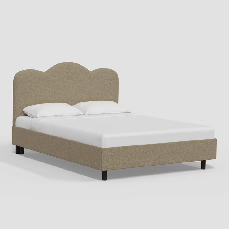 Lizzie Platform Bed in Textured Linen - Threshold™ | Target
