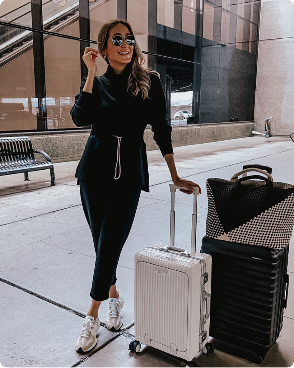 Comfortable and stylish travel / airport outfit idea
Wearing a size small 
Runs tts 

#LTKStyleTip #LTKOver40 #LTKTravel