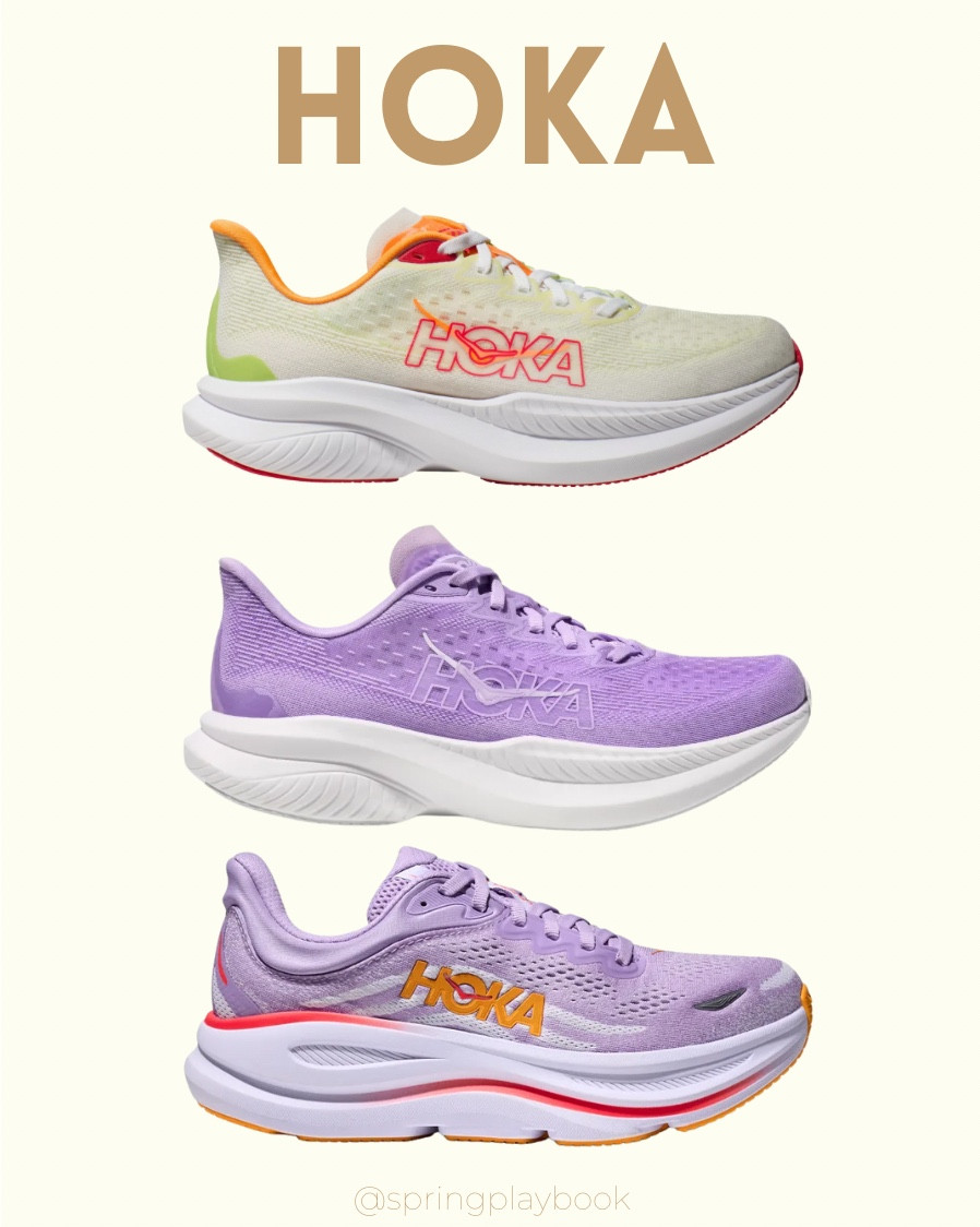 Hoka for Spring! Swipe to see IRL pics. 

Top pair is great for Clear/Bright Spring. It’s a bright and acidic lime with white and bright oranges! The purple colors are beautiful Light Spring purples with the middle pair also working for Light Summers who might enjoy a brighter sneaker. 

#createdcolorful #createdcolorfulspring #hocspring #tcispring #pcaspring #lightspring #warmspring #truespring #brightspring #clearspring #paintboxspring #bluespring

#LTKShoeCrush #LTKSeasonal #LTKActive