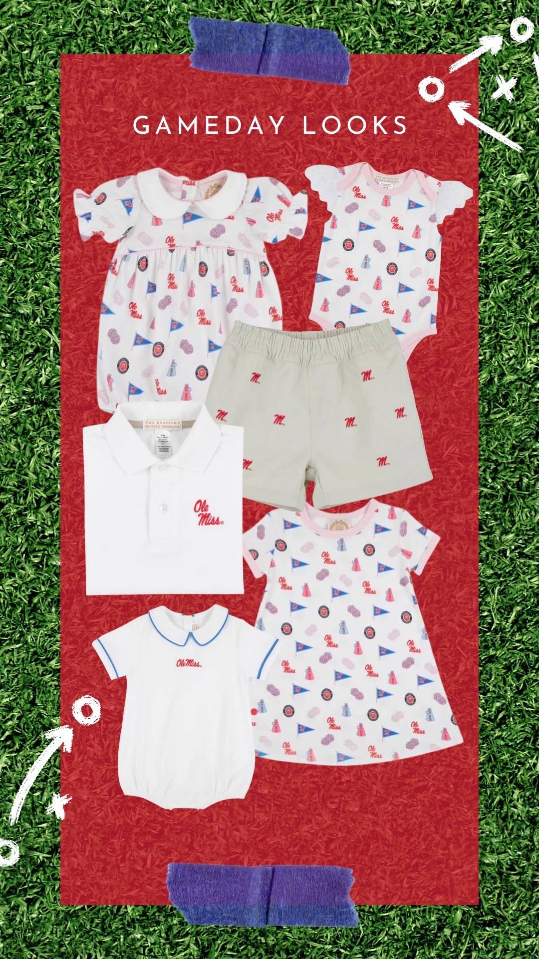 TBBC OLE MISS Gameday Looks 🩵❤️✨ shop now! The cutest Hotty Toddy outfits for football season! 