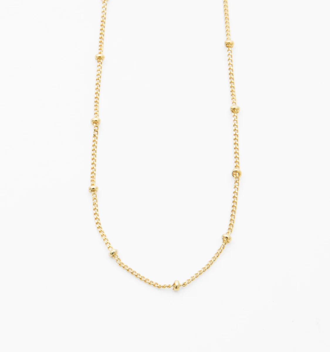 Saturn Gold Chain Necklace | Rellery