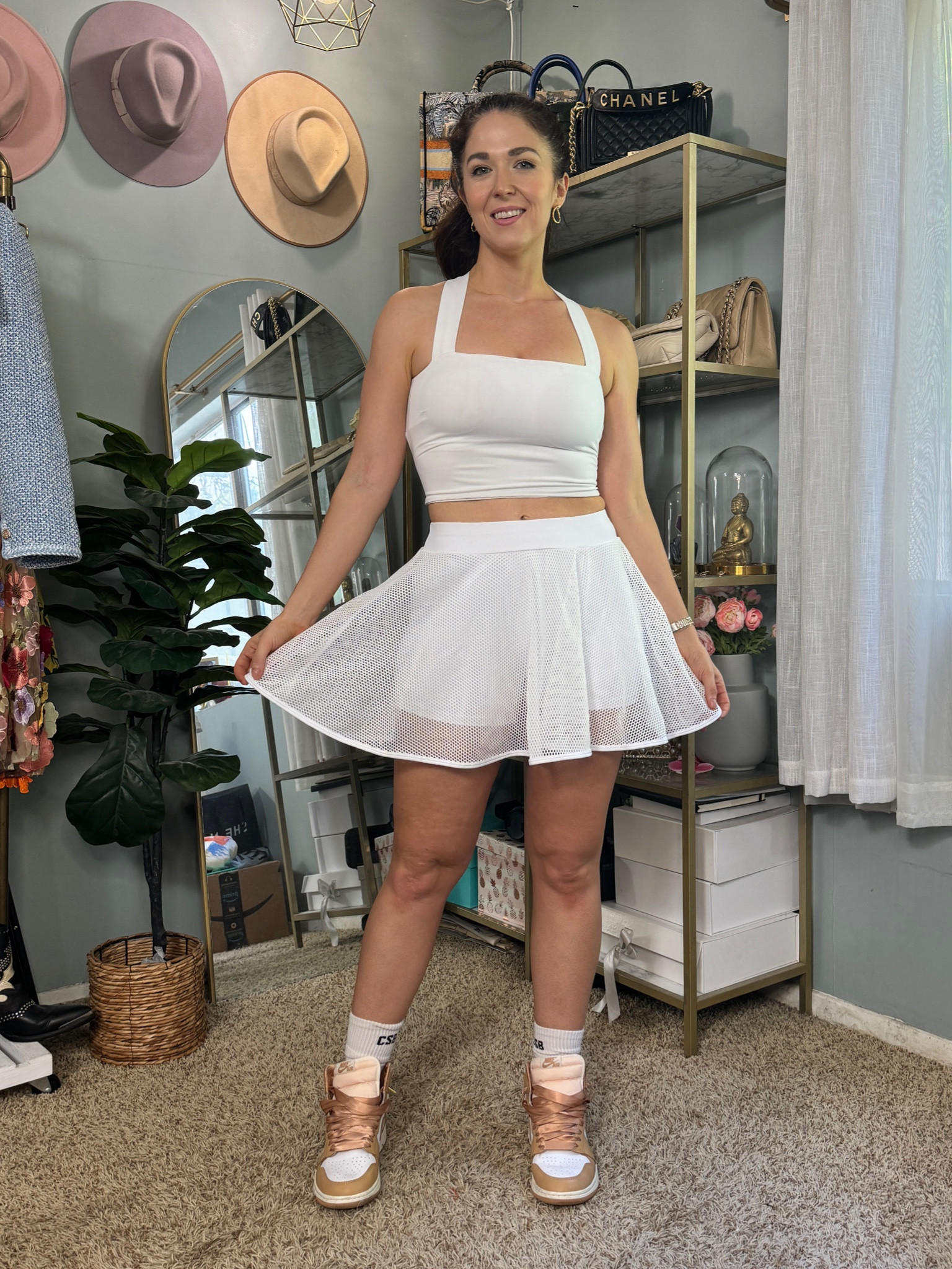 Love this cute outfit, perfect for tennis, pickleball, golf, or a hike! 

Summer outfit, travel outfit, white dress

#LTKfindsunder50 #LTKfitness #LTKfindsunder100