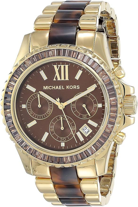 Michael Kors Everest Stainless Steel Chronograph Quartz Watch | Amazon (US)