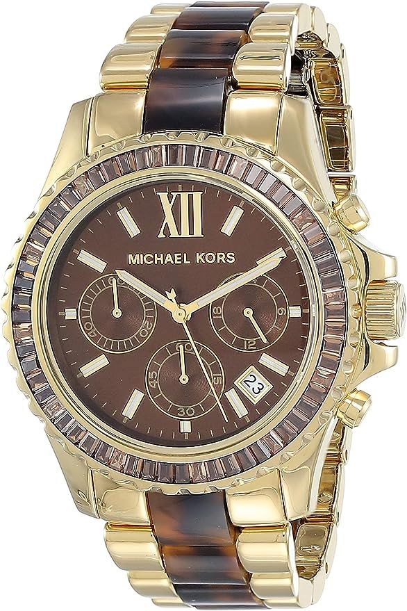 Michael Kors Everest Stainless Steel Chronograph Quartz Watch | Amazon (US)