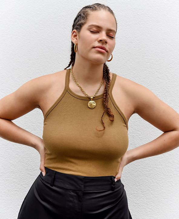 Rib-Knit Bodysuit, Created for Macy's | Macys (US)