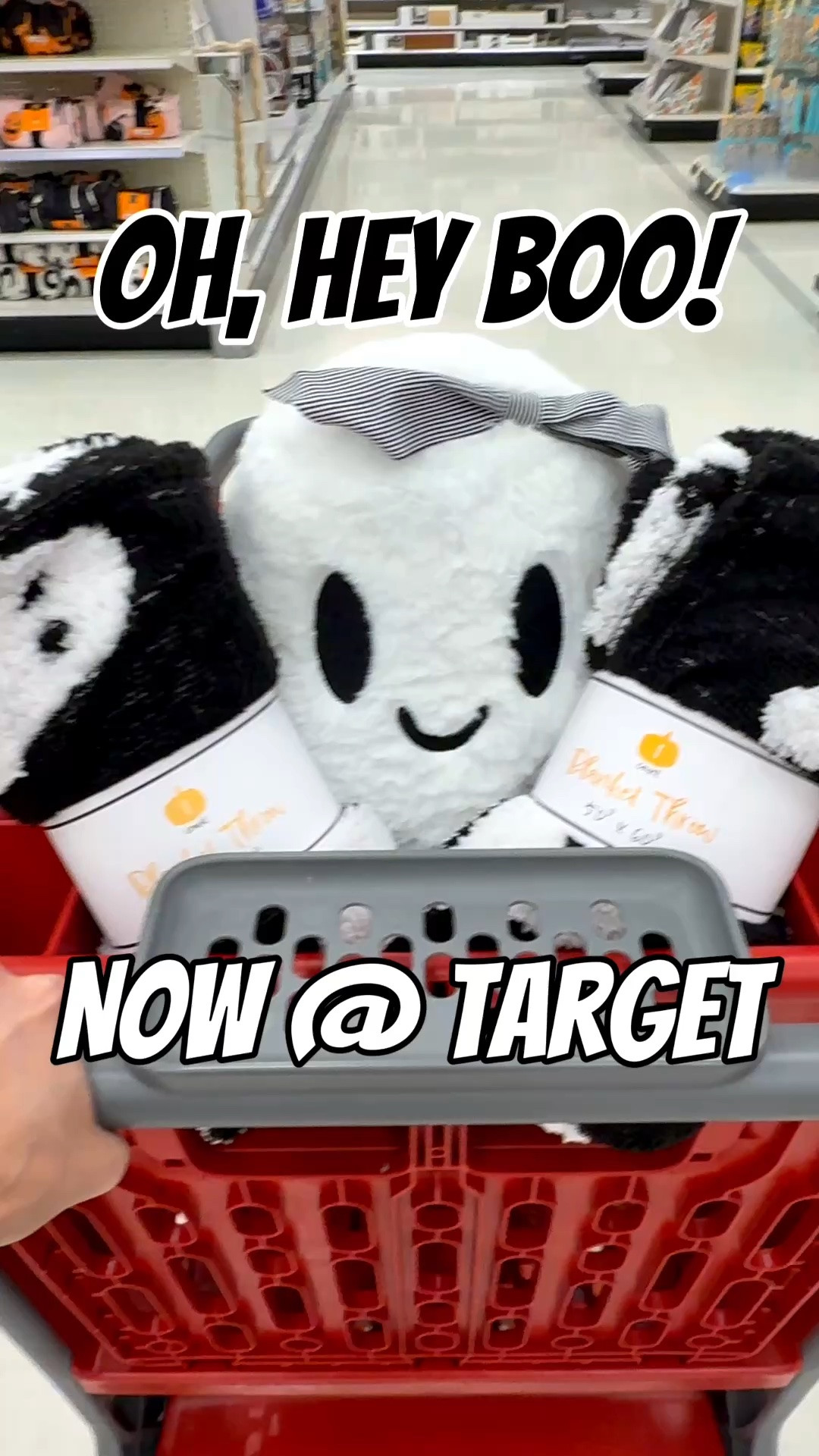 Hey Boos!!  This adorable new pillow and blanket just hit Bullseye’s Playground at our local @target store and it was an immediate add to cart!  I picked up a blanket and pillow for our little guy’s spooky new spot on the couch and it came together perfectly!  I also picked up an extra blanket for my daughter’s bestie’s boo basket.  At these prices, they’re perfect for gifting! 👻

*** In-Store Only***(some areas may have same day delivery option)

* Blanket - $5
* Pillow - $5

#target #halloween #trending #viral #new

#LTKmomlife #LTKHome #LTKKids