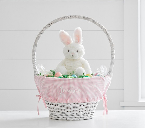 Gingham Easter Basket Liners | Pottery Barn Kids