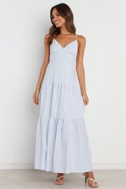 Marigold Dress - Blue Stripe | Petal & Pup (AU)