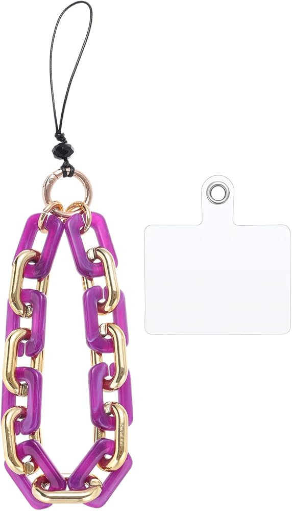 Phone Wrist Strap Acrylic Phone Charms Strap Detachable Cell Phone Lanyard with Tether Tab Wrist ... | Amazon (US)
