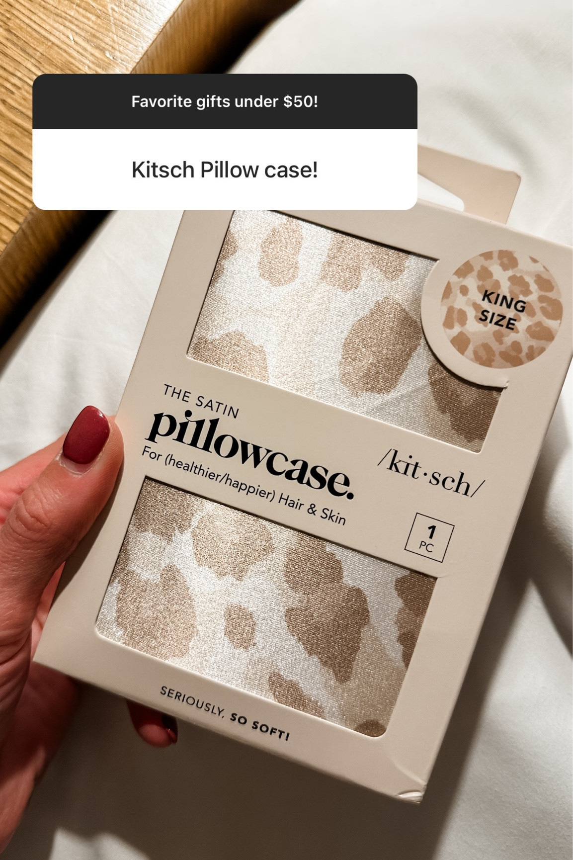 My favorite satin pillowcase! The perfect stocking stuffer or white elephant gift! 

Loverly Grey, kitsch pillowcase

#LTKHoliday #LTKfindsunder50 #LTKGiftGuide