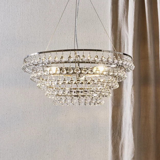 Glass Orb Chandelier Ceiling Light | The White Company (UK)