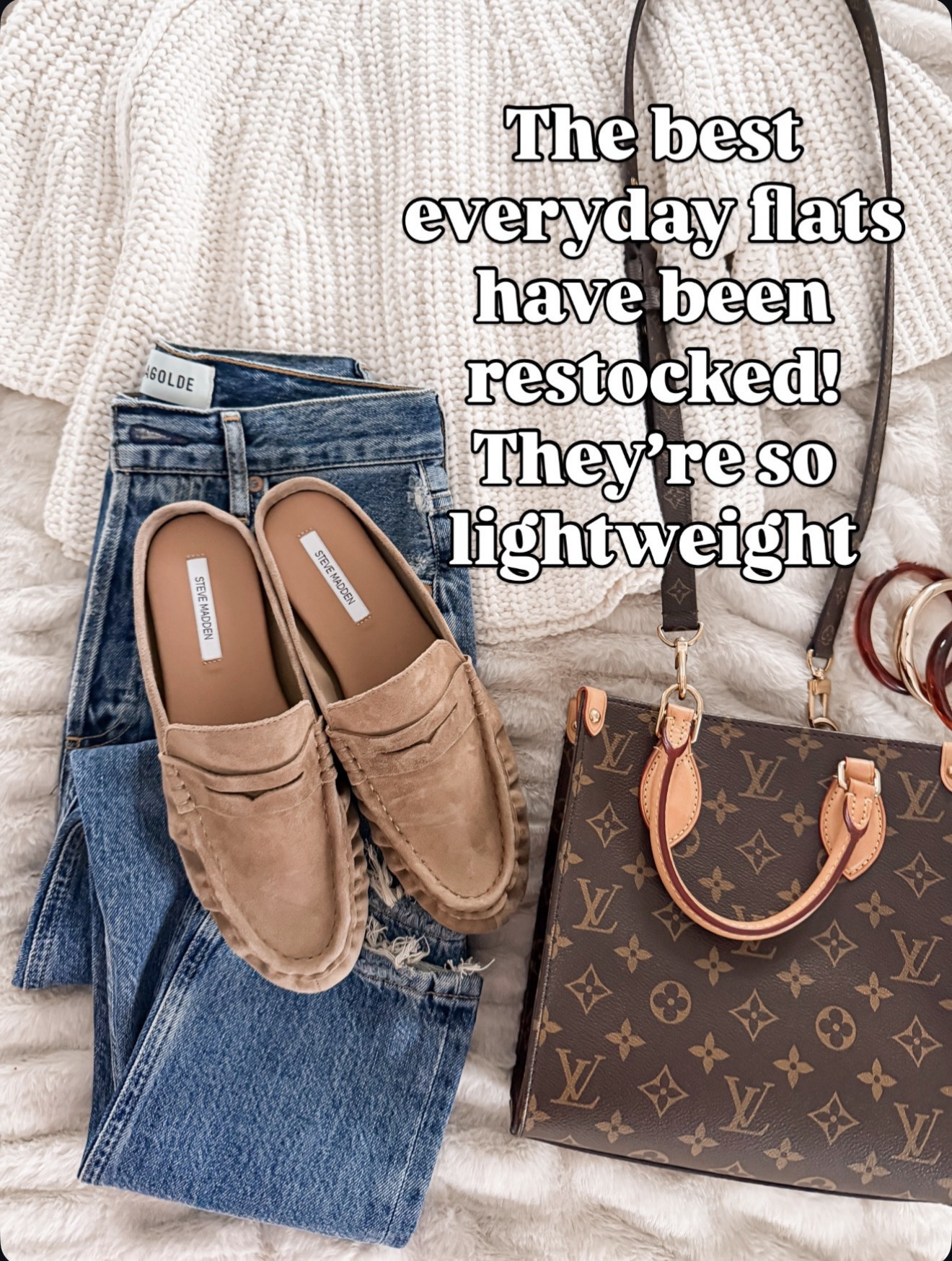 THE everyday flats are finally restocked 🙌
Lightweight, comfy and go with literally everything.

#LTKSeasonal #LTKOver40 #LTKmomlife