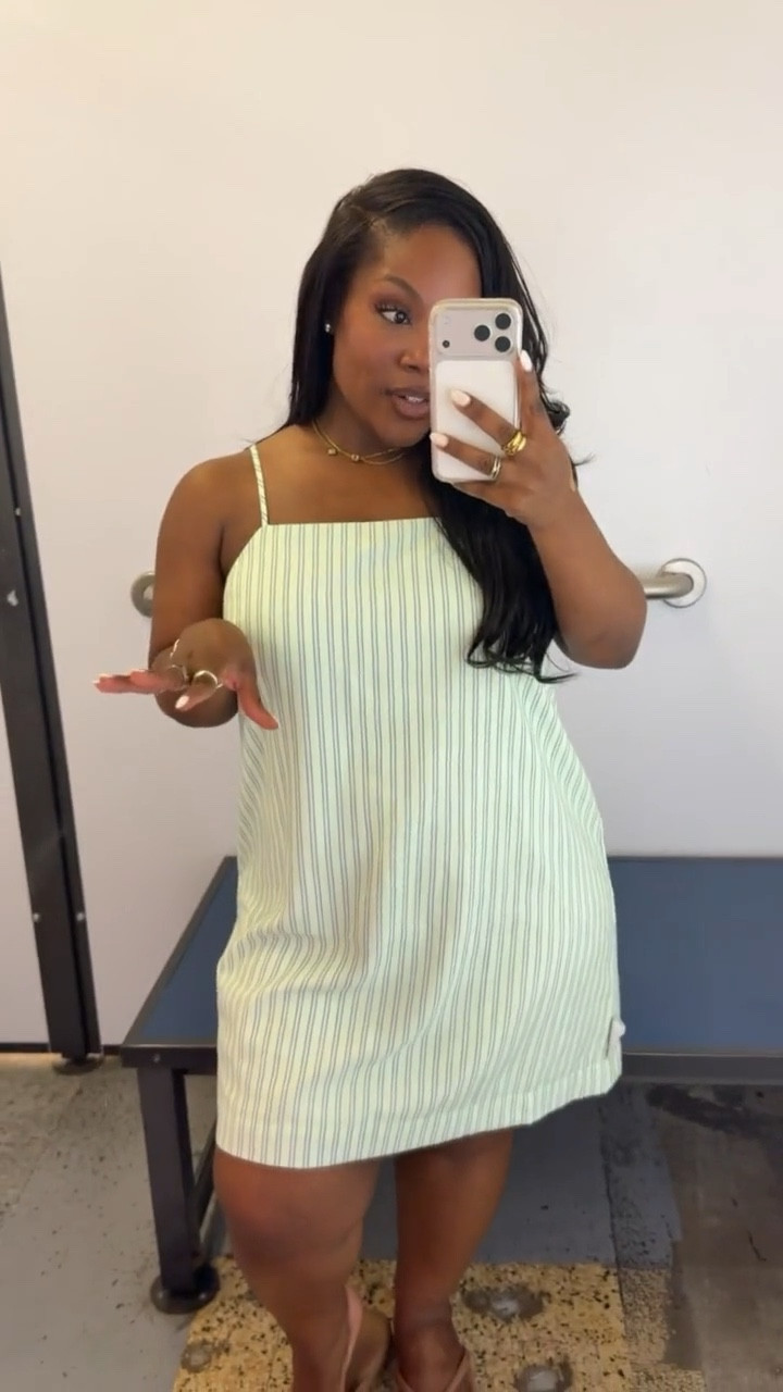 Pin stripe dress for Spring! So easy to just throw on for the warmer months 💚

Dress is 50% off at Old Navy ✨

Dress: XL

#LTKMidsize #LTKSaleAlert #LTKSeasonal