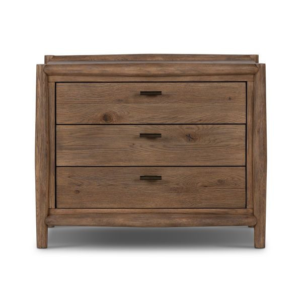 Glenview Weathered Oak Veneer Nightstand | Scout & Nimble