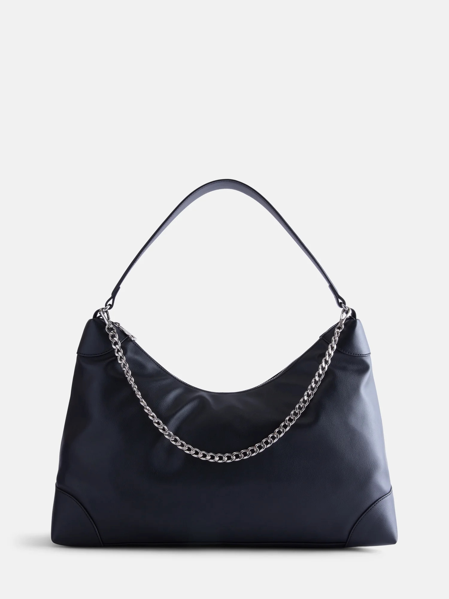 No Boundaries Women's Slouchy Hobo Bag, Black | Walmart (US)