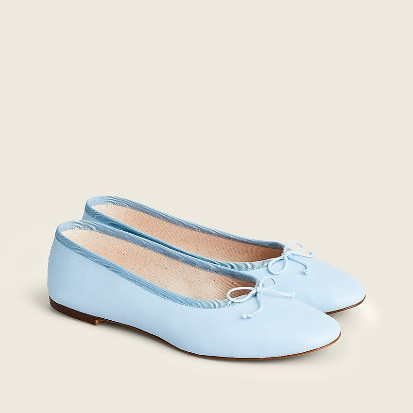 Zoe ballet flats in leather | J. Crew US