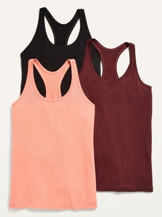 Racerback Performance Tank Tops 3-Pack for Women | Old Navy (US)