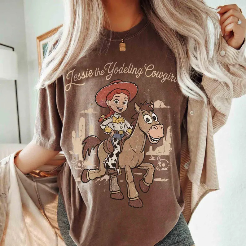 Comfort Colors Disney Pixar Toy Story Jessie Bullseye Retro Shirt, Disney Western Cowgirl Tee, Di... | Etsy (Global)