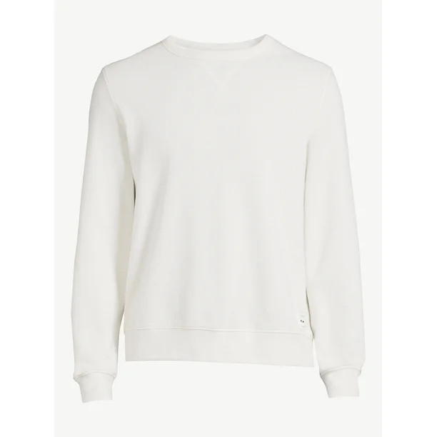 Free Assembly Men’s Coverstitch Sweatshirt - Walmart.com | Walmart (US)