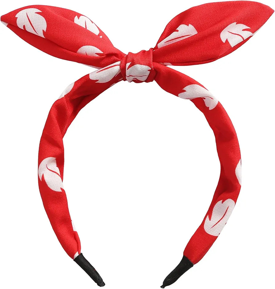 Hawaiian Bow Headband Tropical Leaf Headwear Halloween Costume Hair Accessories Luau Party Hairba... | Amazon (US)